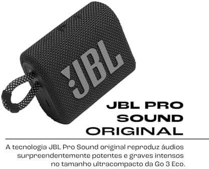         JBL, Caixa de Som Bluetooth, Go 3, Ultraportátil - Preta       